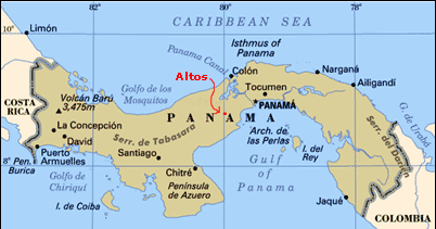 Panama map
